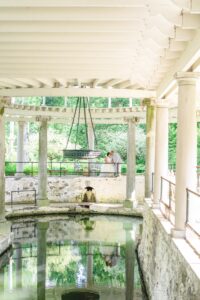 castle & key wedding southern summer distillery bride groom